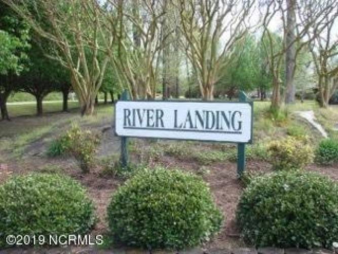 River Landing Sign